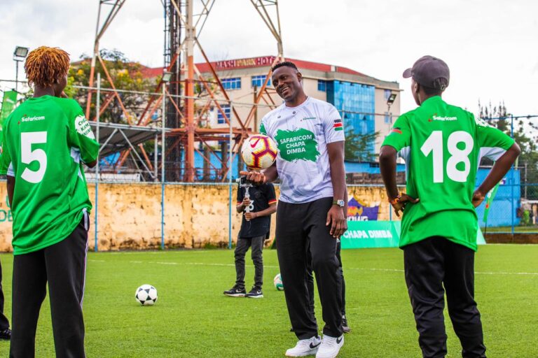 Football Legend Wanyama Trains Safaricom Chapa Dimba Squad