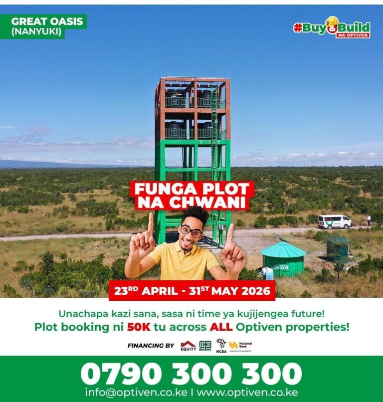 Optiven Makes Land Ownership More Accessible with New Deposit Offer
